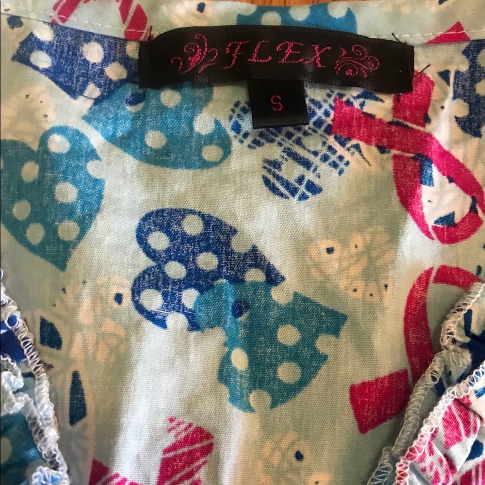 Pink Ribbon Scrub Top - Picture 4 of 5
